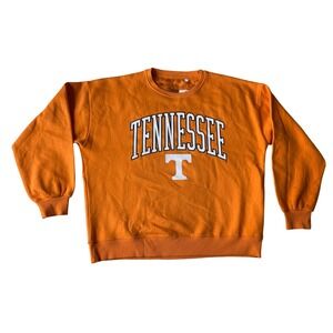 NWT Tennessee Volunteers Pressbox Oversized Crewneck Sweatshirt 100% Cotton L